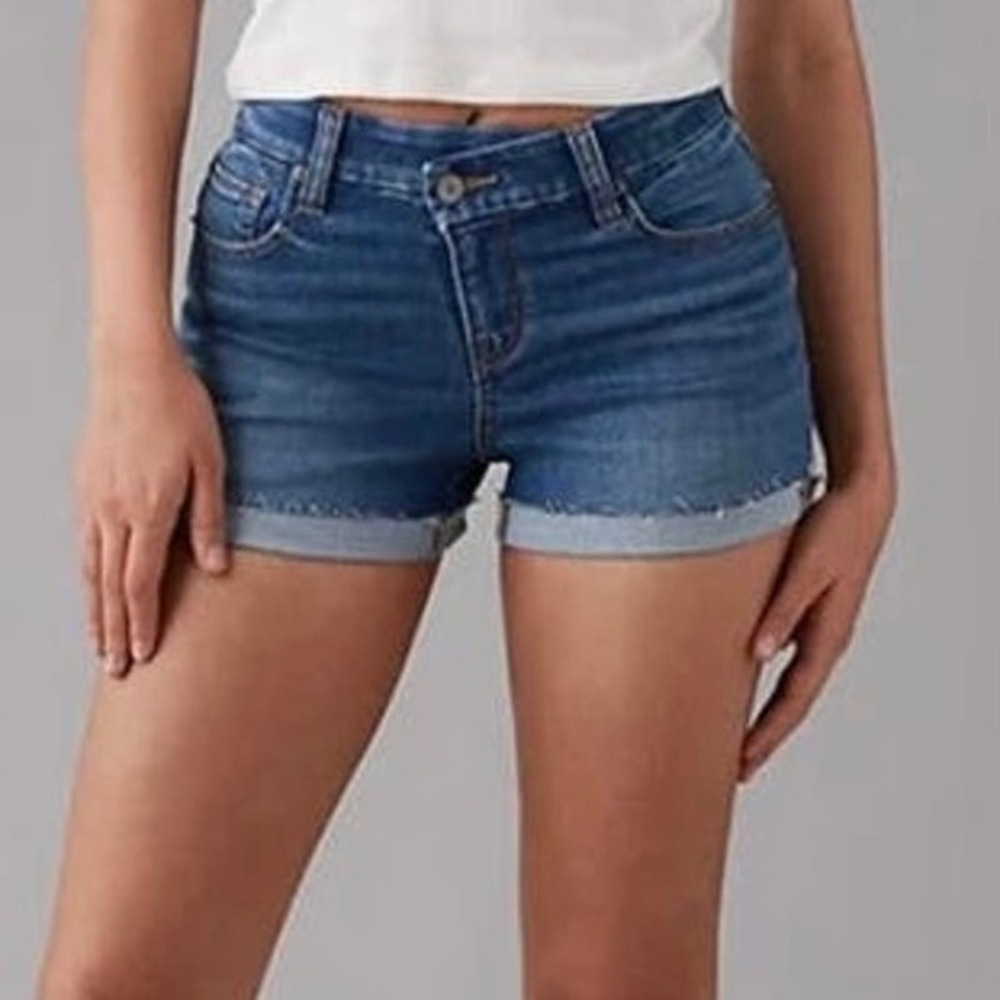 American Eagle Crossover Denim shorts